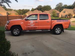 water damage emergency restoration truck